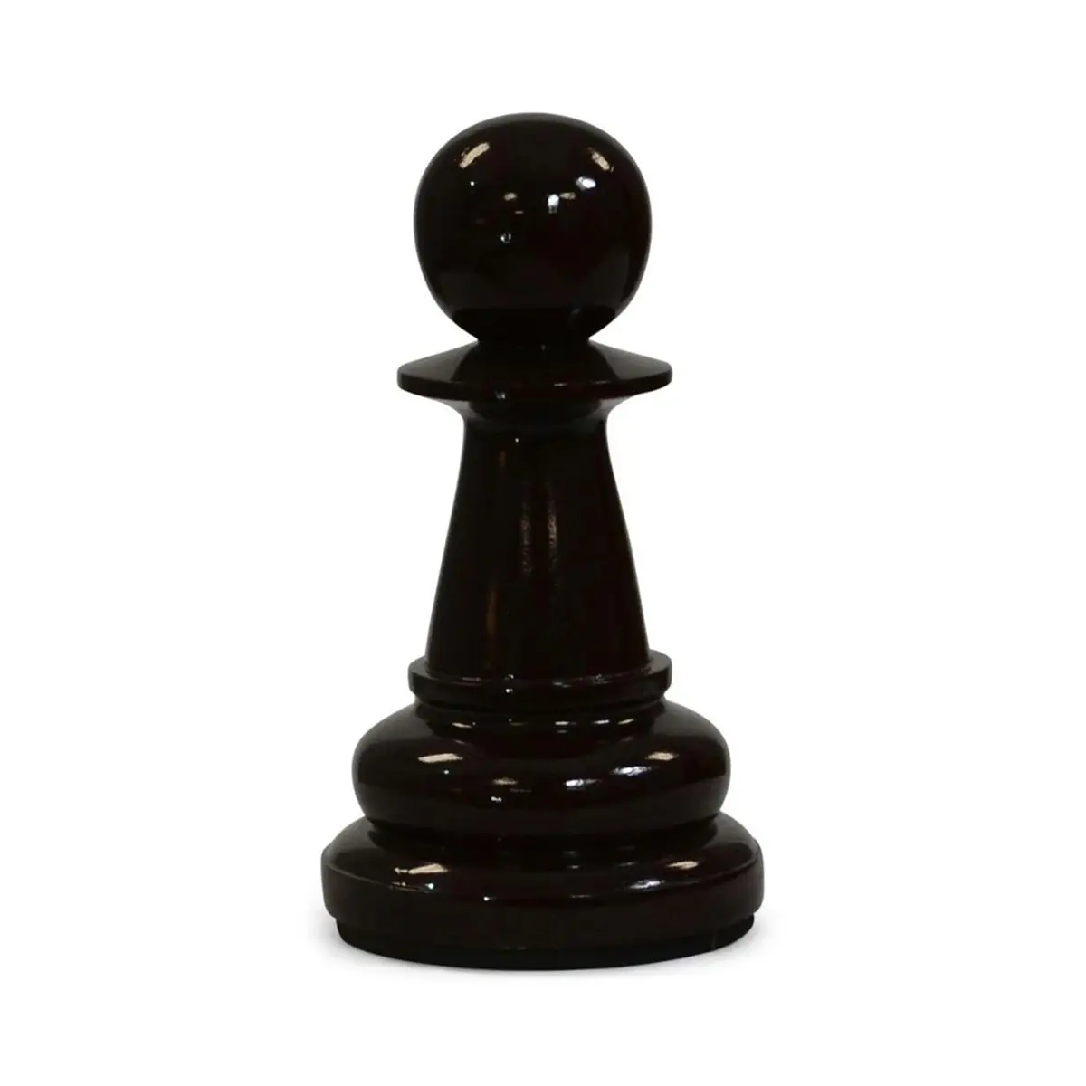 Teak Pawn from 40cm Chess Set - Dark