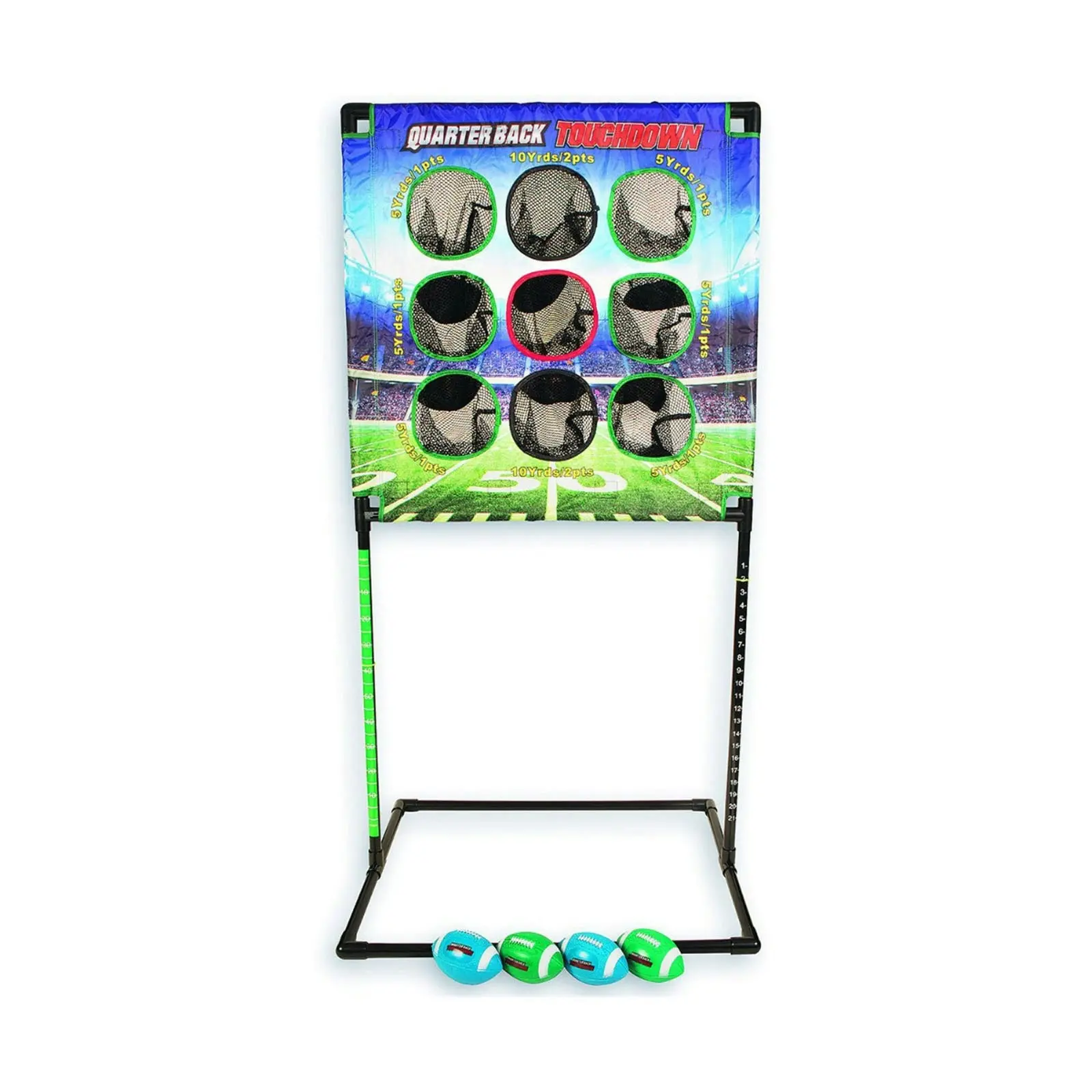 2-In-1 American Football / Baseball Target Toss Game