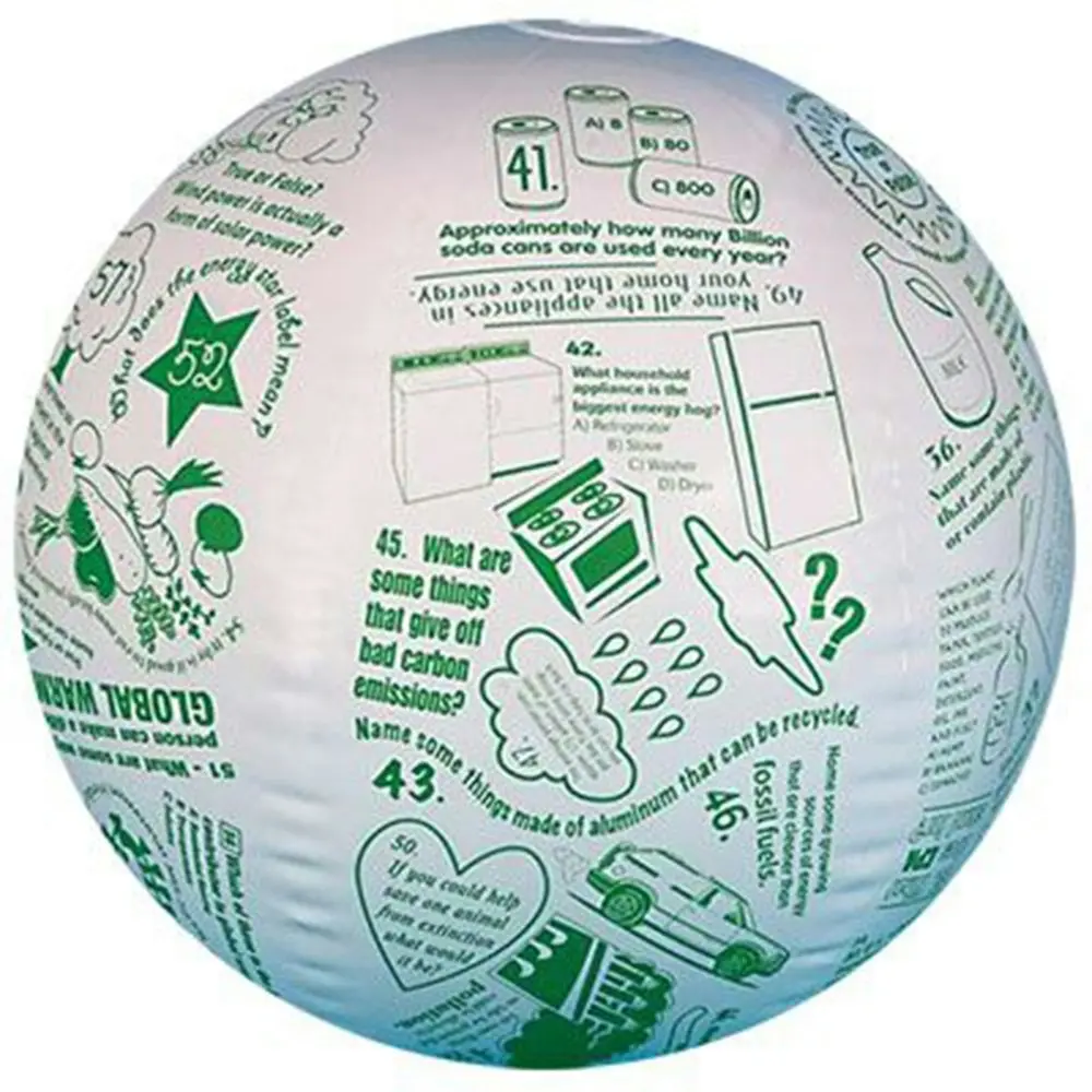 Toss N Talk About Conversation Ball - Go Green