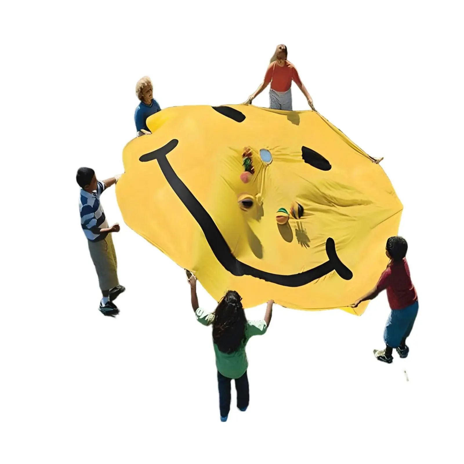 3.6m Diameter RipStop Smiley Face Playchute ( 12 foot Diamaeter )