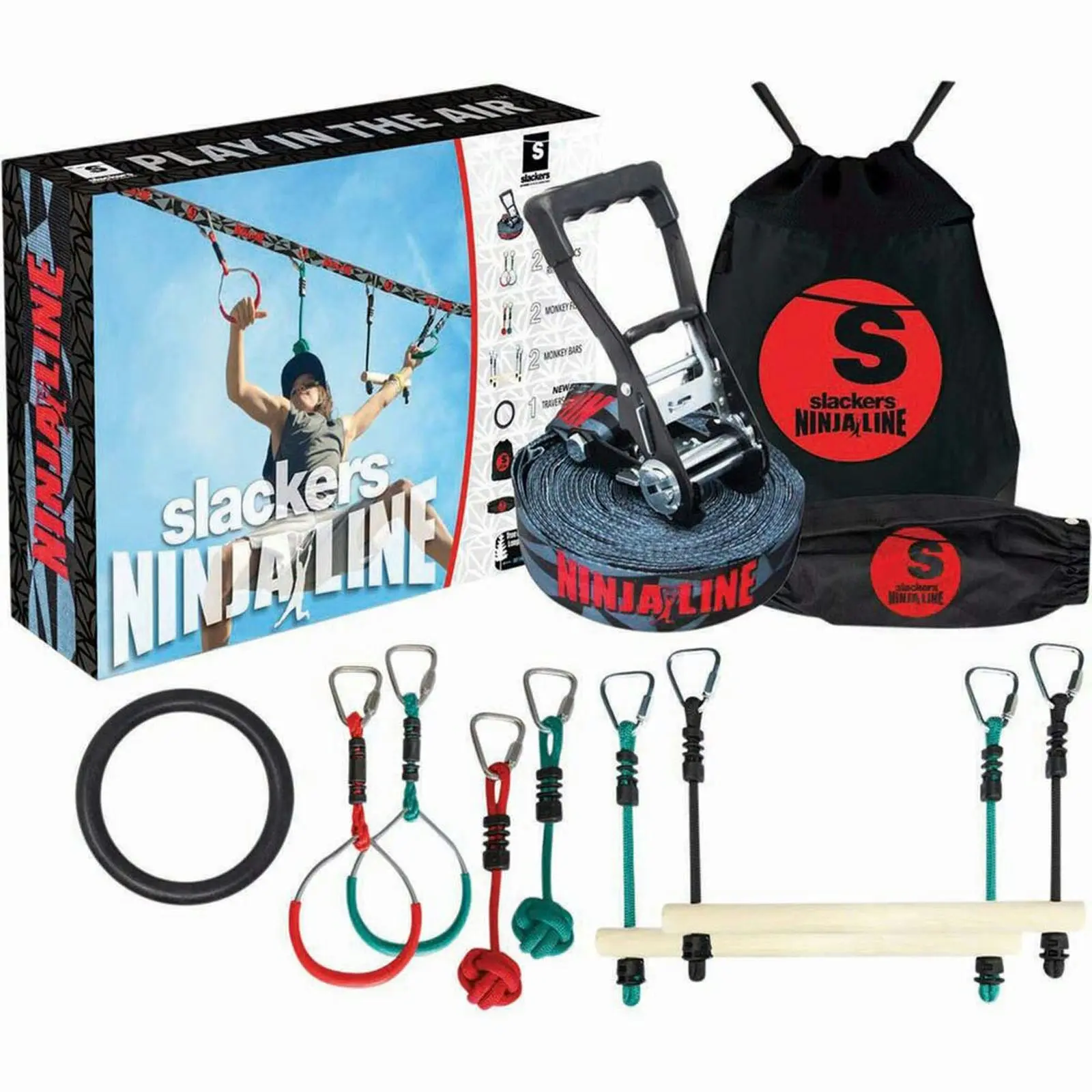 Slackers 11m Ninja Line Intro Kit with 7 Obstacles