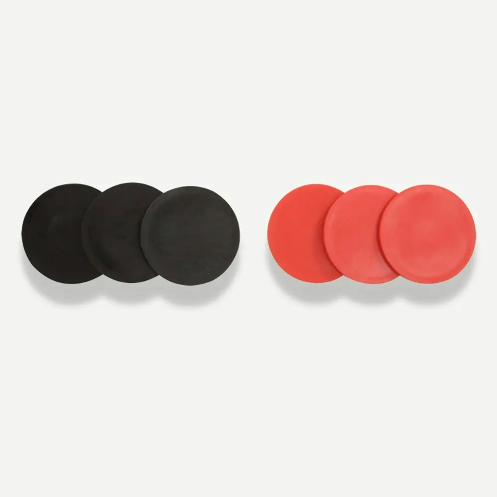 Wooden Mega 4 Spare Counter Pack (3 Red + 3 Black)