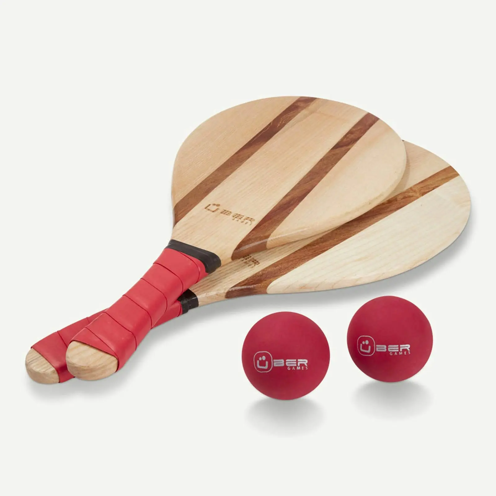 Beach Paddle Bat and Ball Set in Drawstring Bag ( Frescobol )