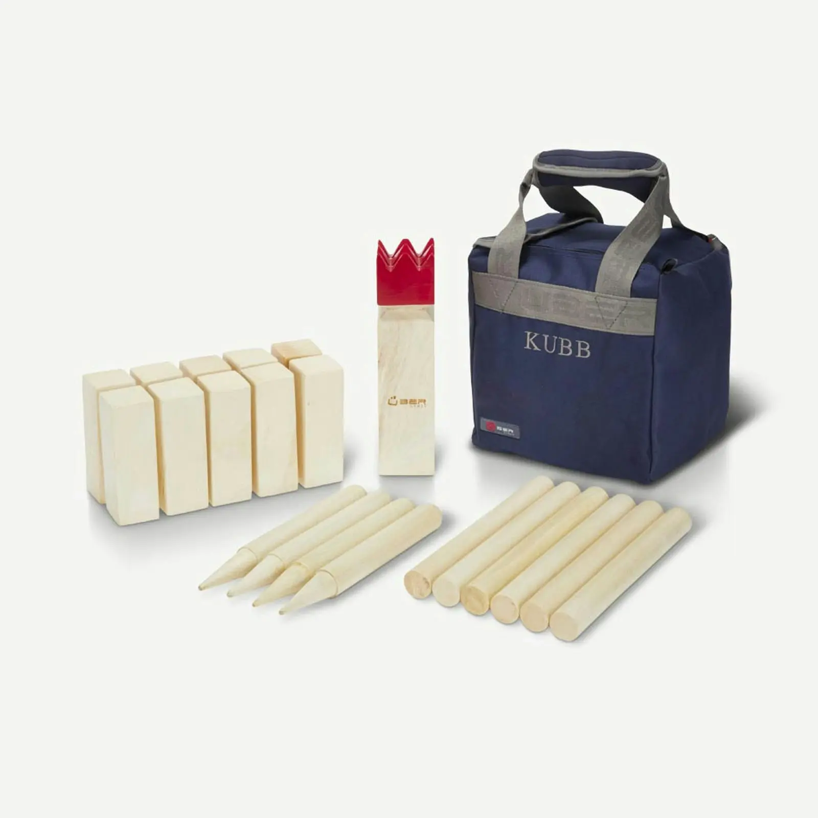 Hardwood Kubb Game by Uber