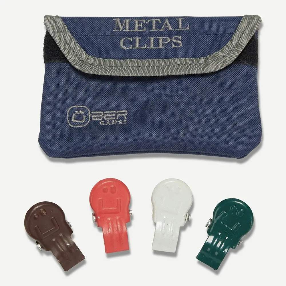 Metal Croquet Clips - 4 Players (Secondary Colours)