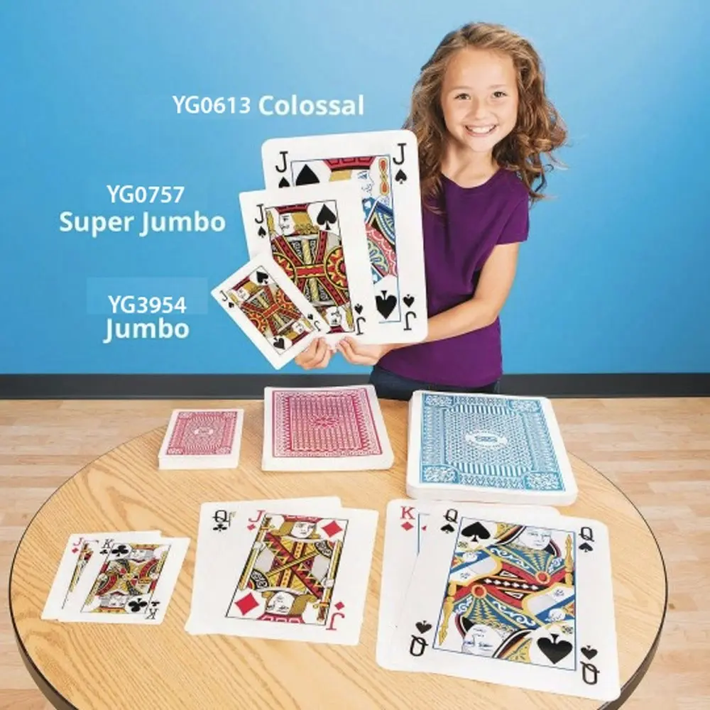 Jumbo 4x Sized Playing Cards