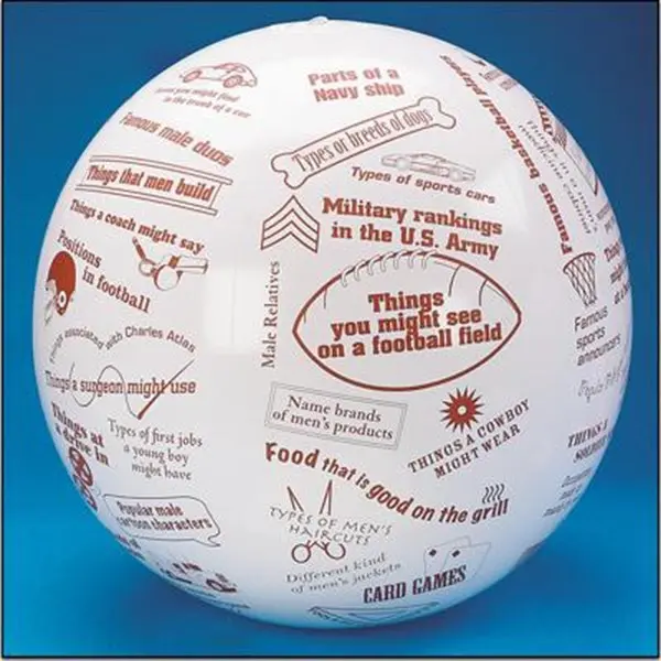 Men's Stuff - Toss N Talk About Conversation Ball