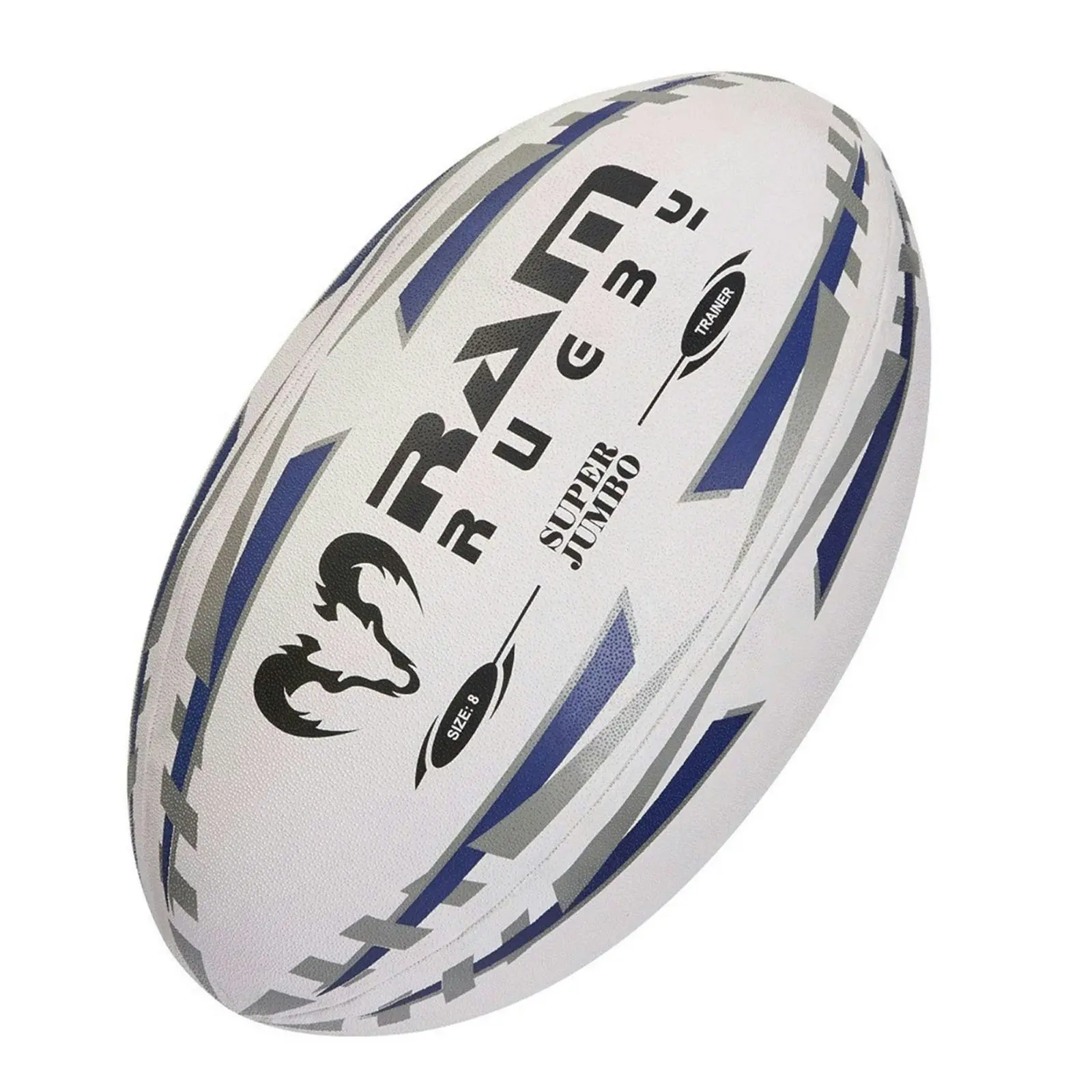 Ram Gripper Super Jumbo Rugby Ball - Size 8