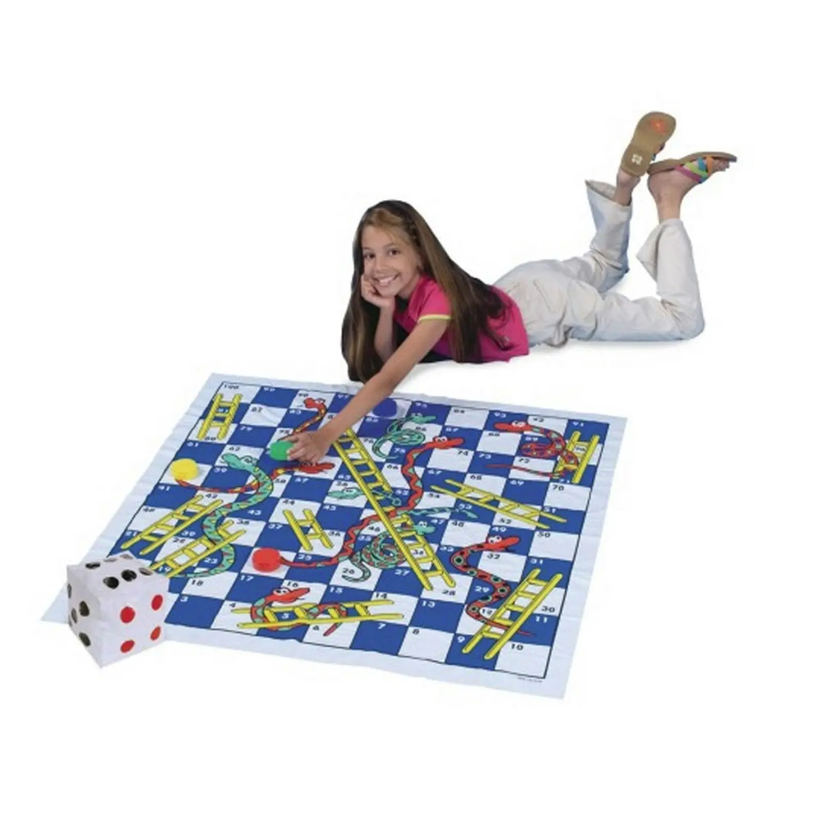 Big Snakes and Ladders Game