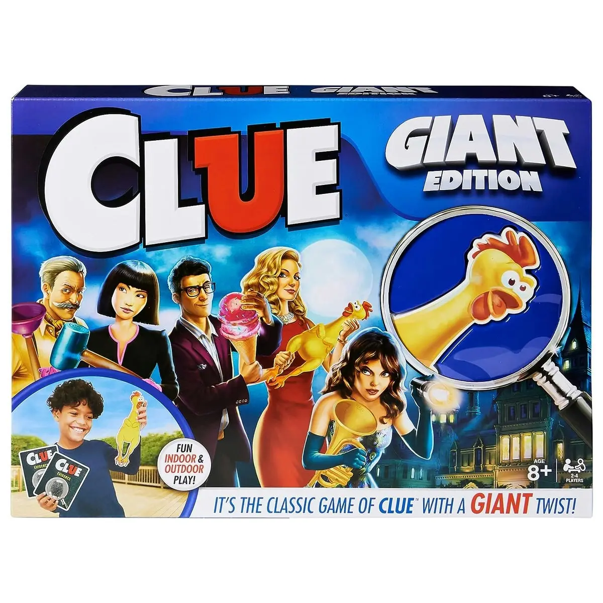 Giant Spin Master Who Done It Clue Game