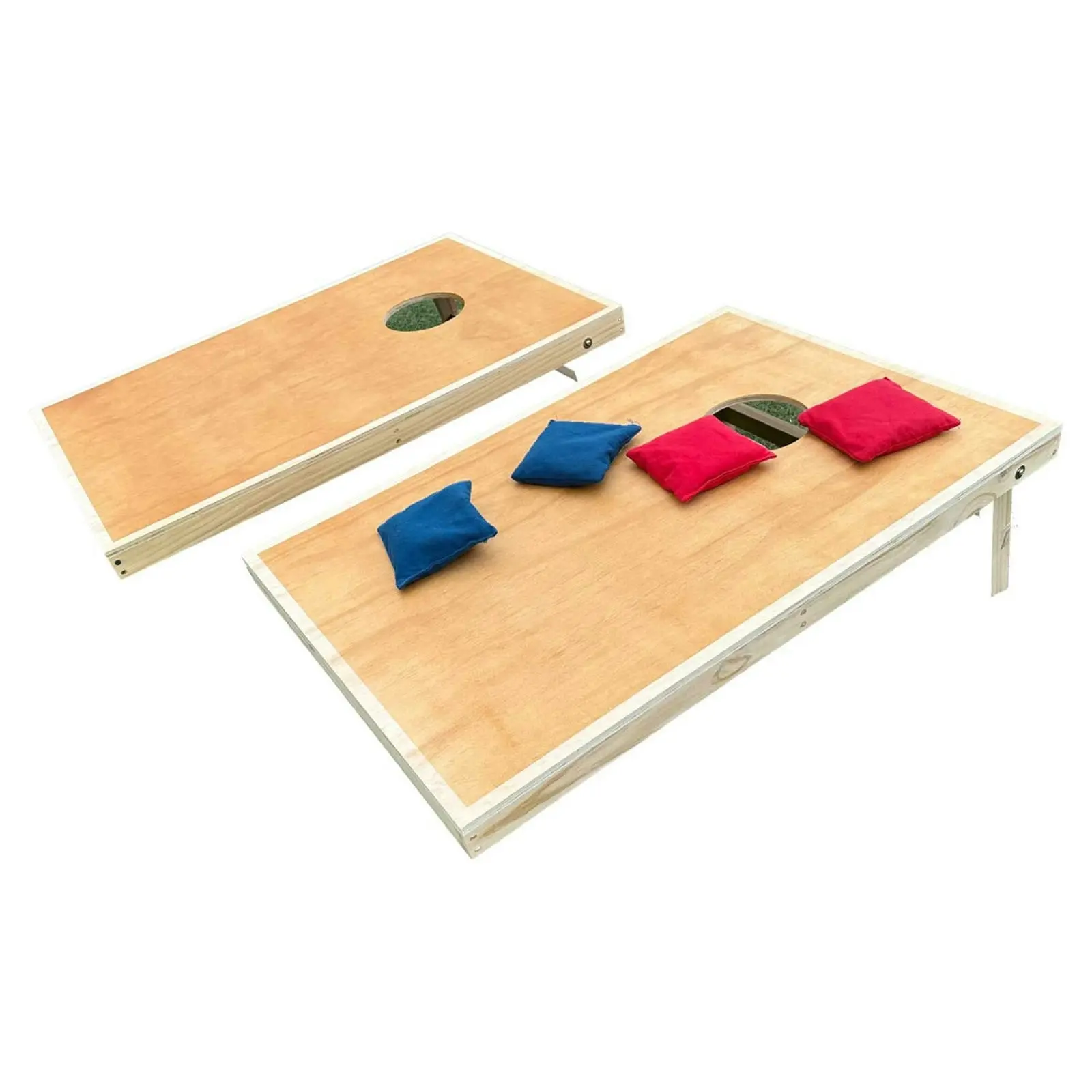 Cedar Stained Dual Board Cornhole Game - Tailgate Size 0.9m x 0.6m