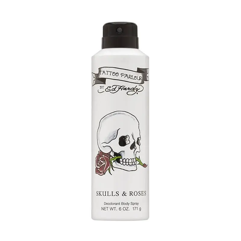 Christian Audigier Ed Hardy Skulls & Roses Deodorant Body Spray 171g (M)