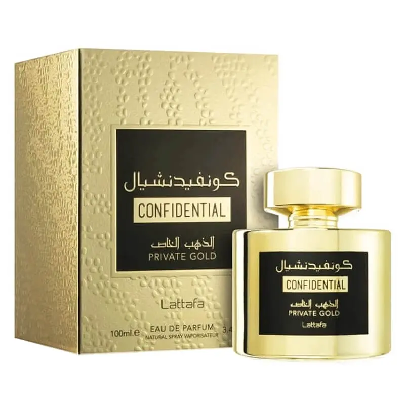 Lattafa Perfumes Confidential Private Gold 100ml EDP (Unisex) SP