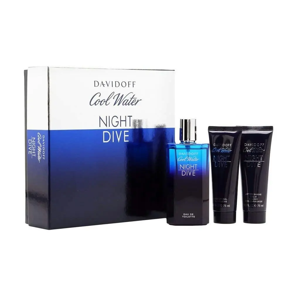 Davidoff Cool Water Night Dive 3pc Set 125ml EDT (M)