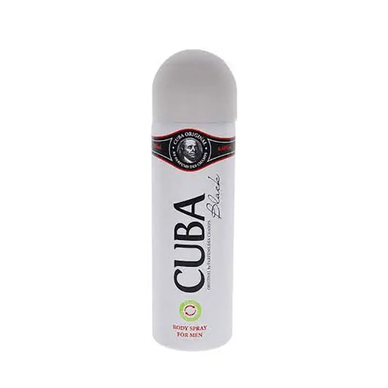 Cuba Black Body Spray 200ml (M)