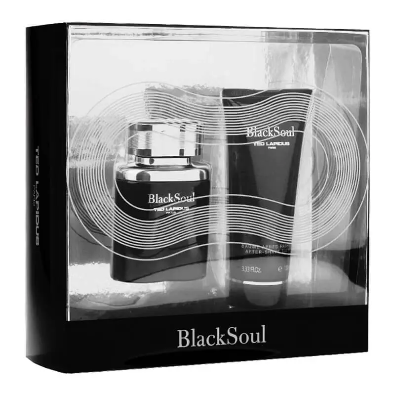 Ted Lapidus Black Soul 2pc Set 50ml EDT (M)