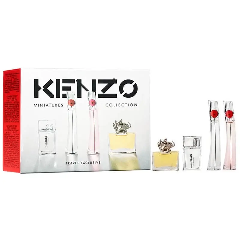 Kenzo Miniatures Collection Travel Exclusive 4pc Set (L)