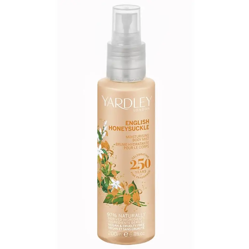 Yardley English Honeysuckle Moisturising Body Mist 200ml (L) SP