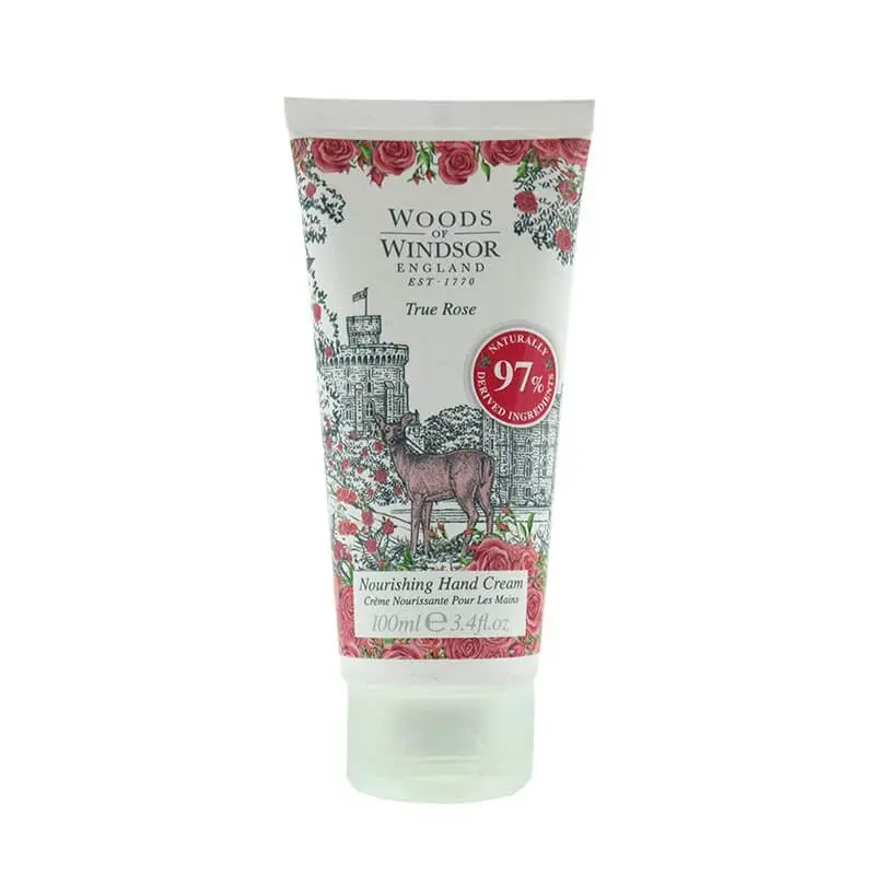 Woods of Windsor True Rose Nourishing Hand Cream (Unboxed) 100ml (L)