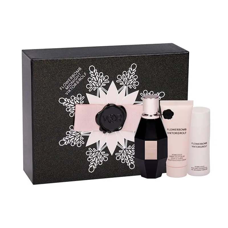 Viktor & Rolf Flowerbomb Midnight 3pc Set 50ml EDP (L)