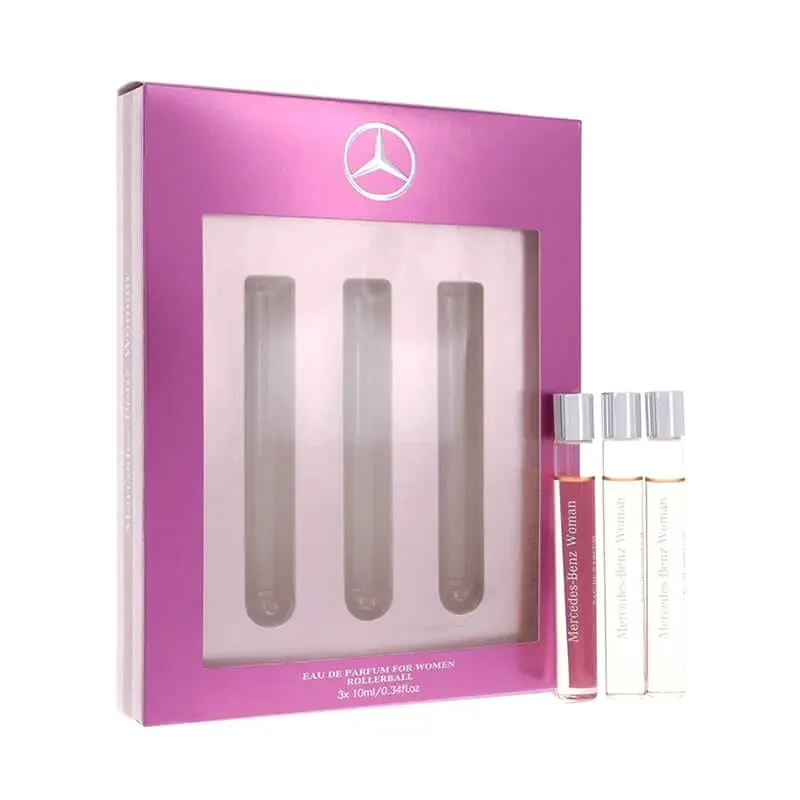 Mercedes Benz For Women Rollerball 3pc Set 10ml EDP (L)