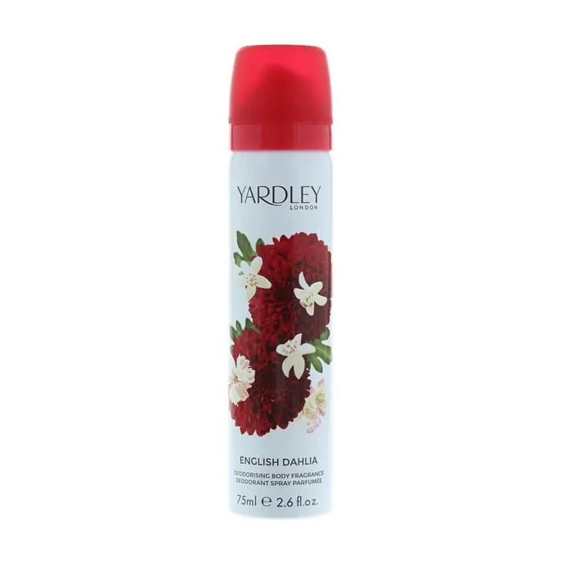 Yardley English Dahlia Deodorising Body Fragrance 75ml (L) SP