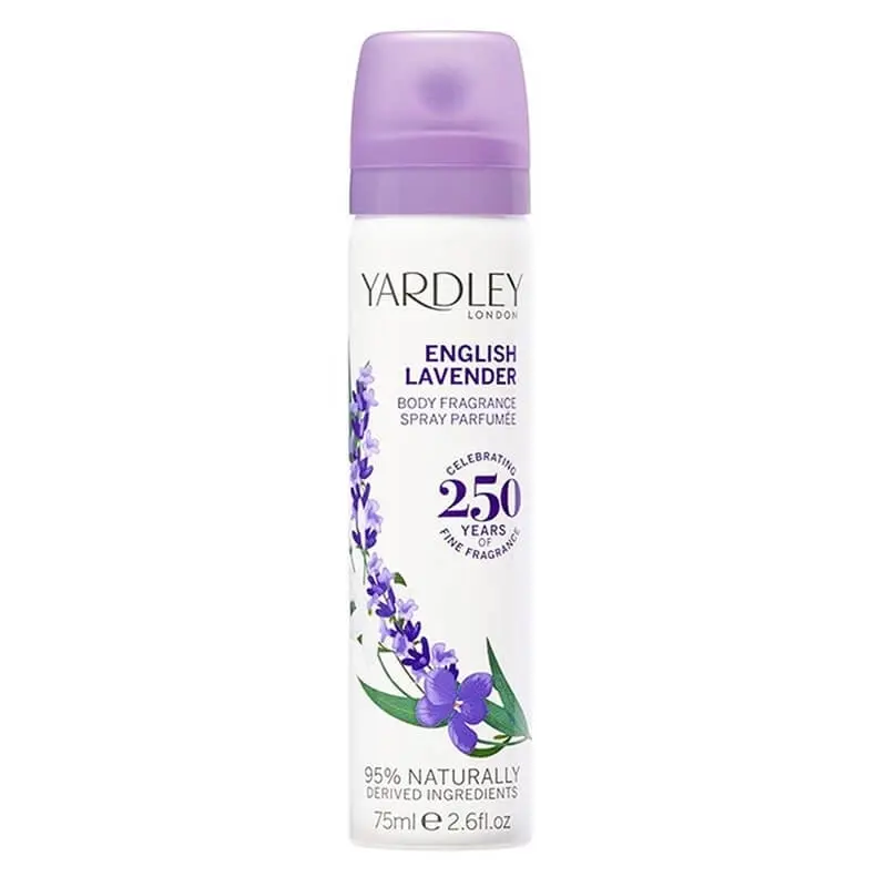 Yardley English Lavender Deodorising Body Fragrance 75ml (L) SP