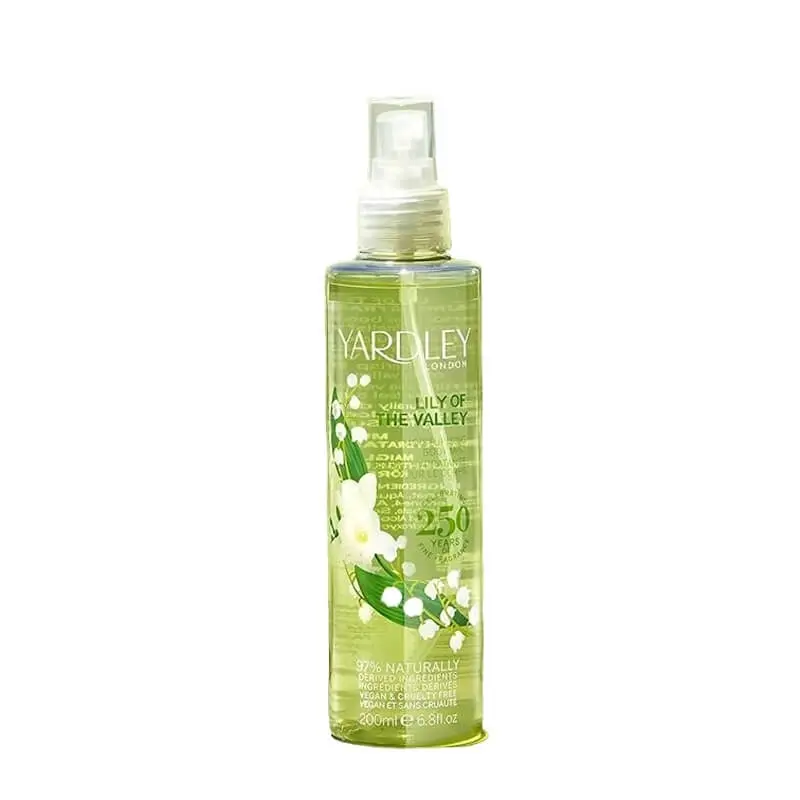 Yardley Lily Of The Valley Moisturising Fragrance Body Mist 200ml (L) SP