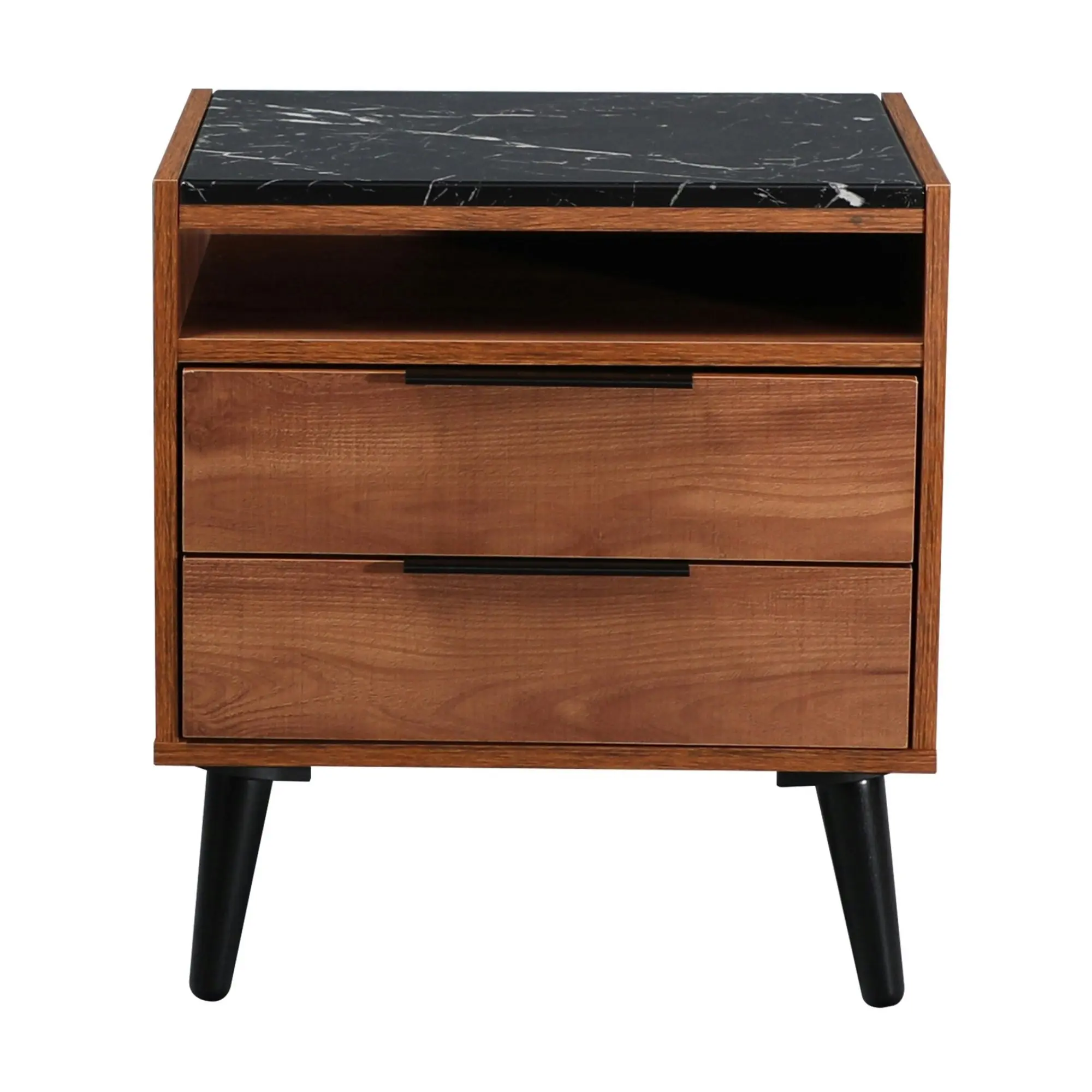 Thelma 2 Drawers Bedside Table Riviera Oak