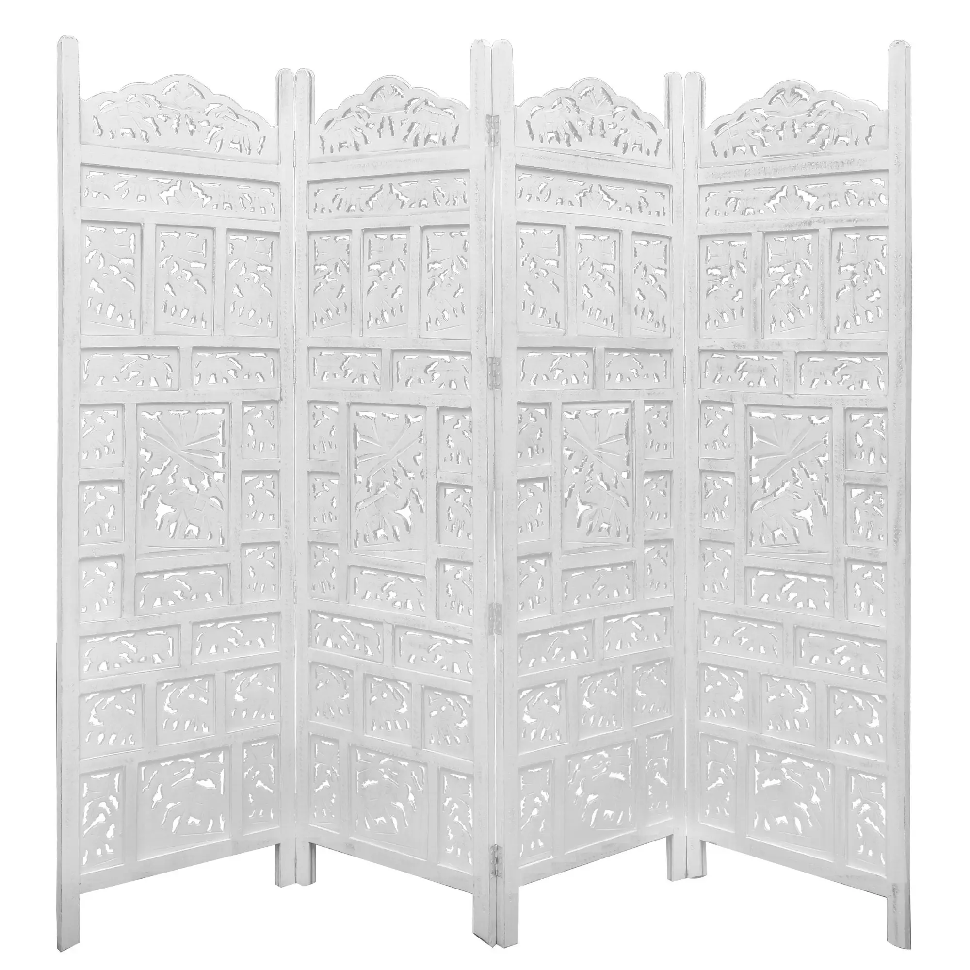 Elephant Room Screen Divider White