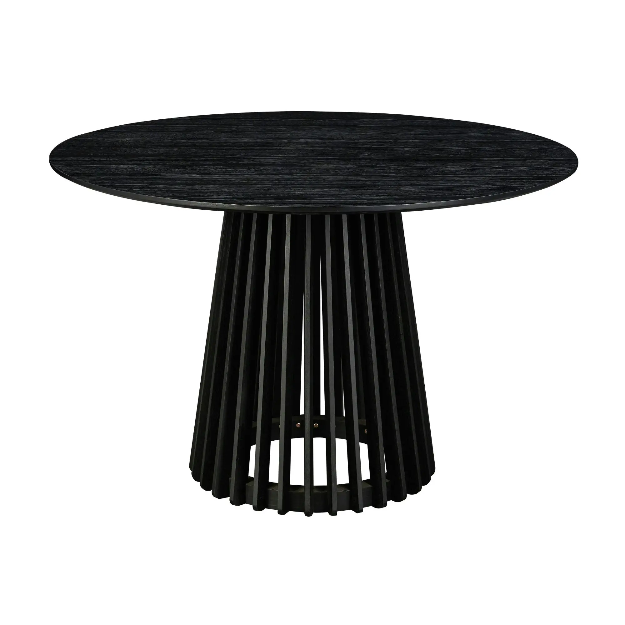 Dayton Torento 120cm Round Dining Table Black