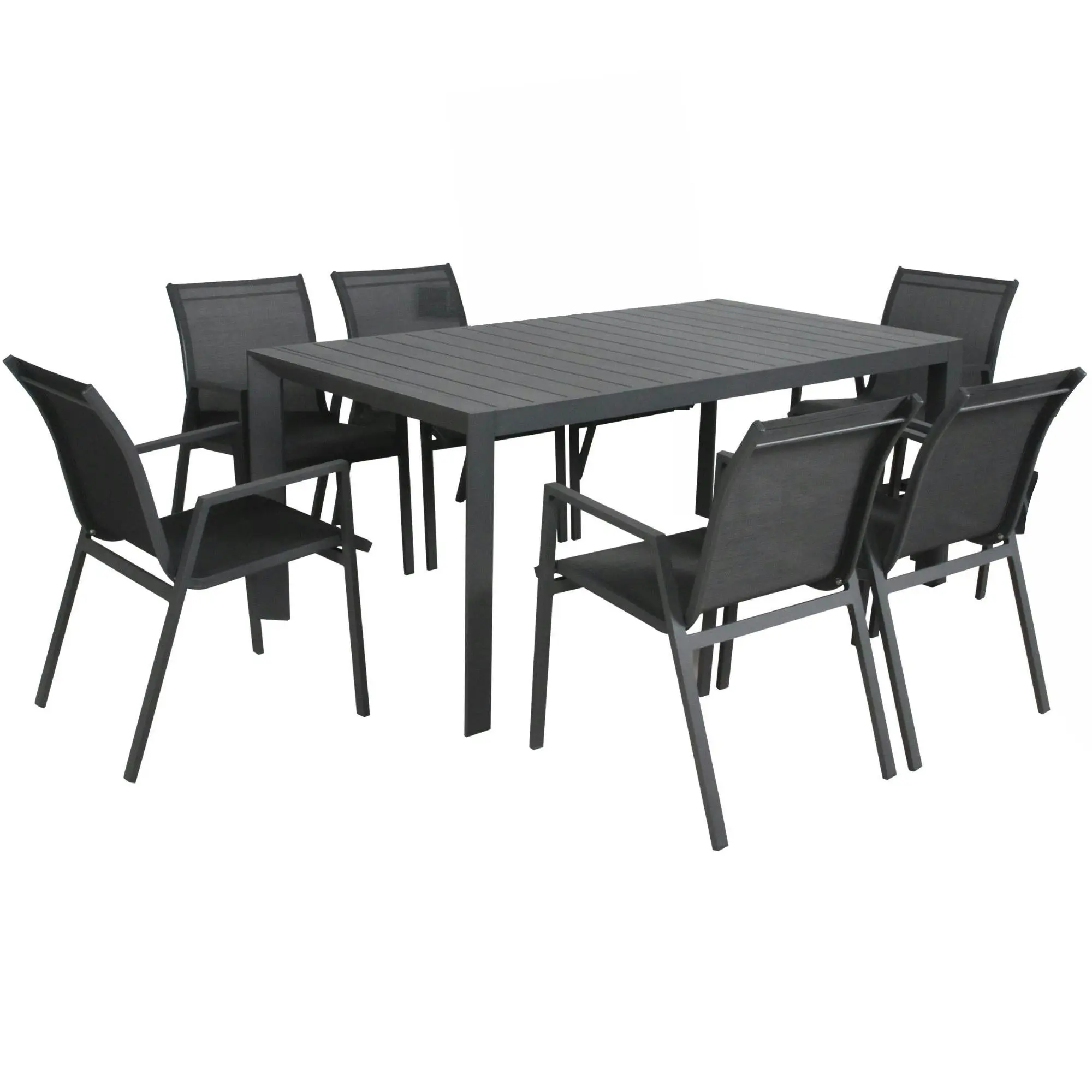 Iberia 7pc Outdoor Dining Table Chair Set