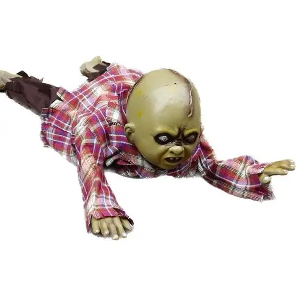 Animated Halloween Crawling Ghost 75x25x20cm (Battery Operated)