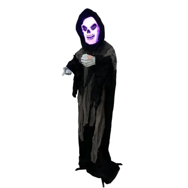 Animated Halloween Hanging Skeleton 180x40x45cm (Battery Operated)