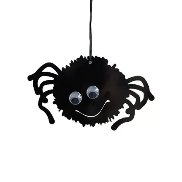 3pk Googly Eyed Spiders Halloween Decor