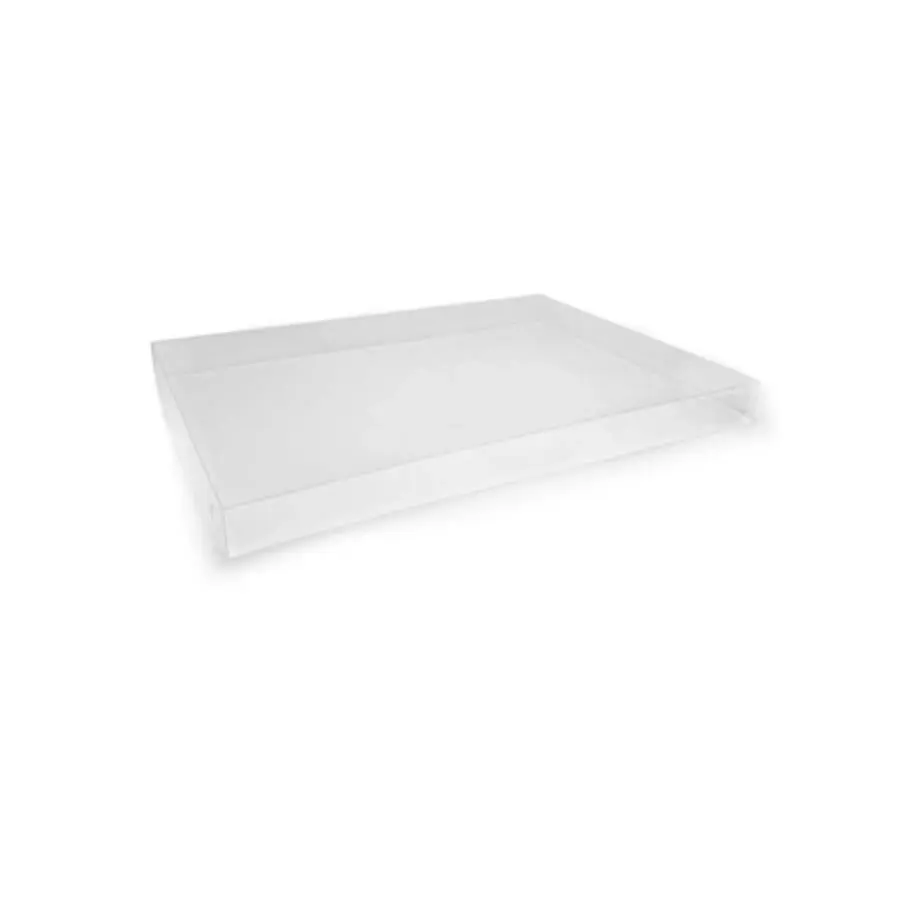 BULK 100pk Small Square Clear PET Lid 180x180x30mm (LIDS ONLY)