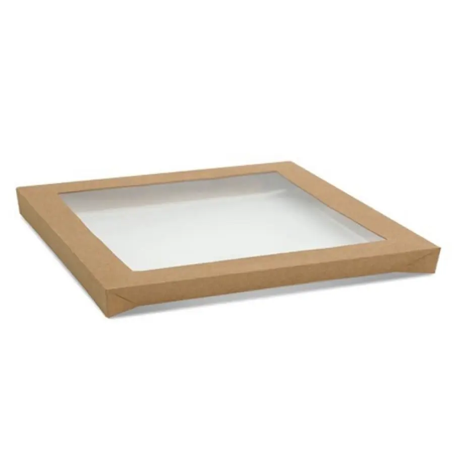 BULK 100pk Large Square Window Lid 280x280x30mm (LIDS ONLY)