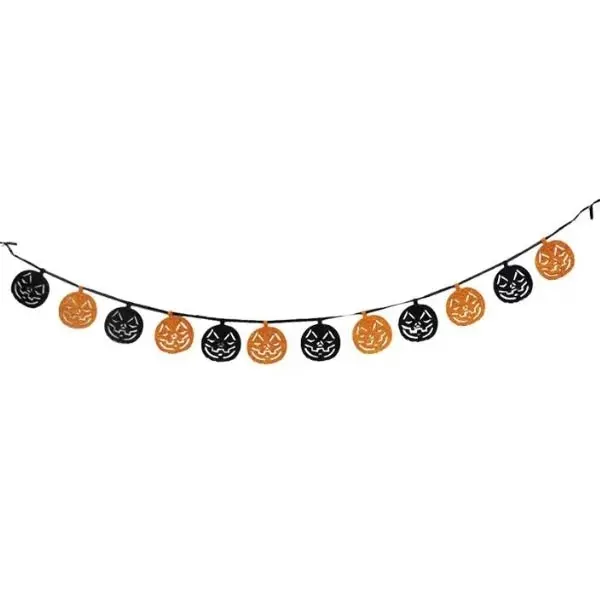 Pumpkin Halloween Bunting 2m