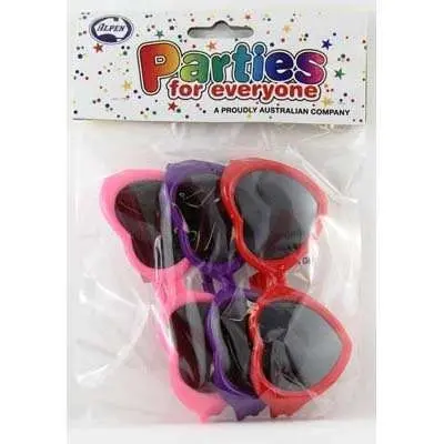 Kids Heart Sunglasses 3pk