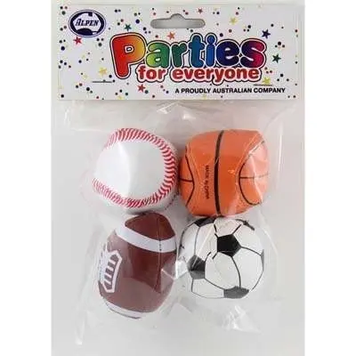 Sports Balls 4pk