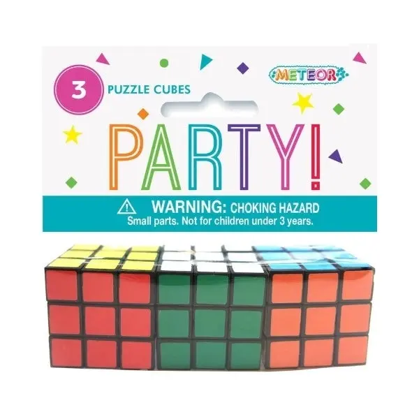 Puzzle Cubes 3pk