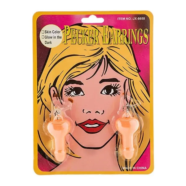 Penis Shaped Earrings