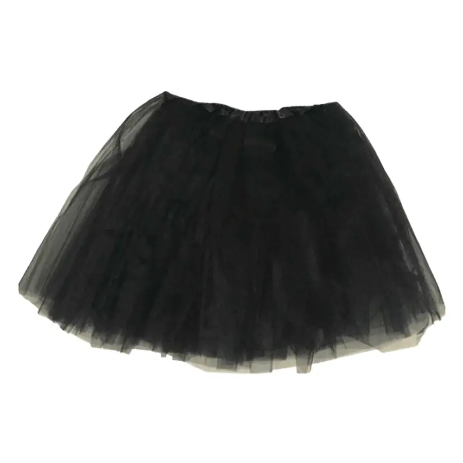 Black Adult Party Tutu 60x25cm