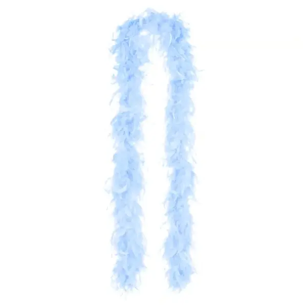 Sky Blue Feather Boa 110cm