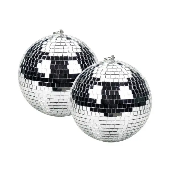 2pk 10cm Mirror Disco Balls