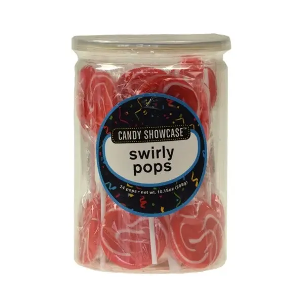 Red Swirly Pops 24pk 288g