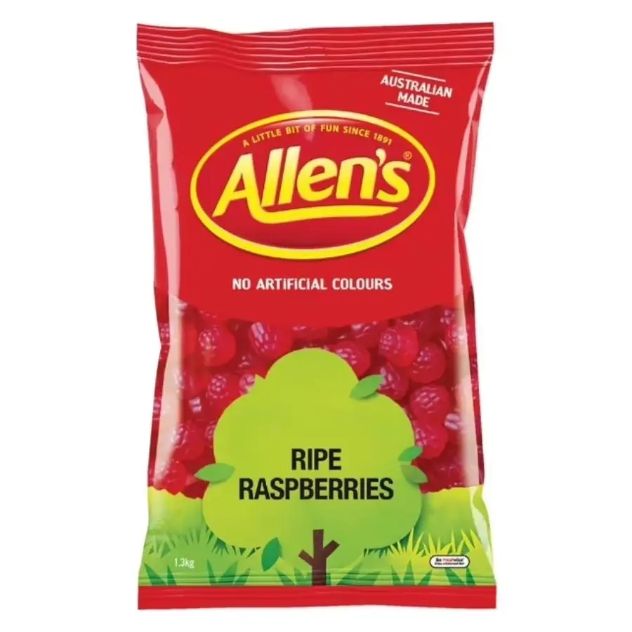 ALLENS Ripe Raspberries 1.3kg