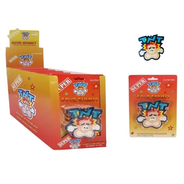 TNT Head Sour Gummy 150g