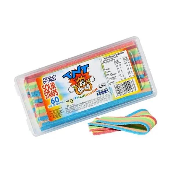 TNT Multicolour Sour Strap 400g