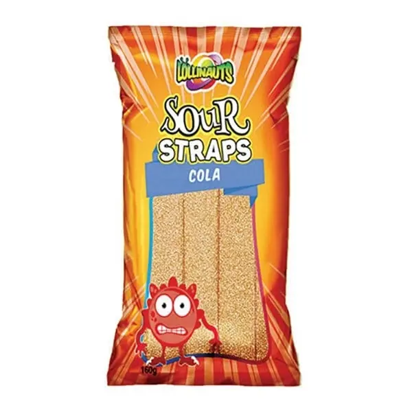 Lollinauts Sour Straps - Cola 160g